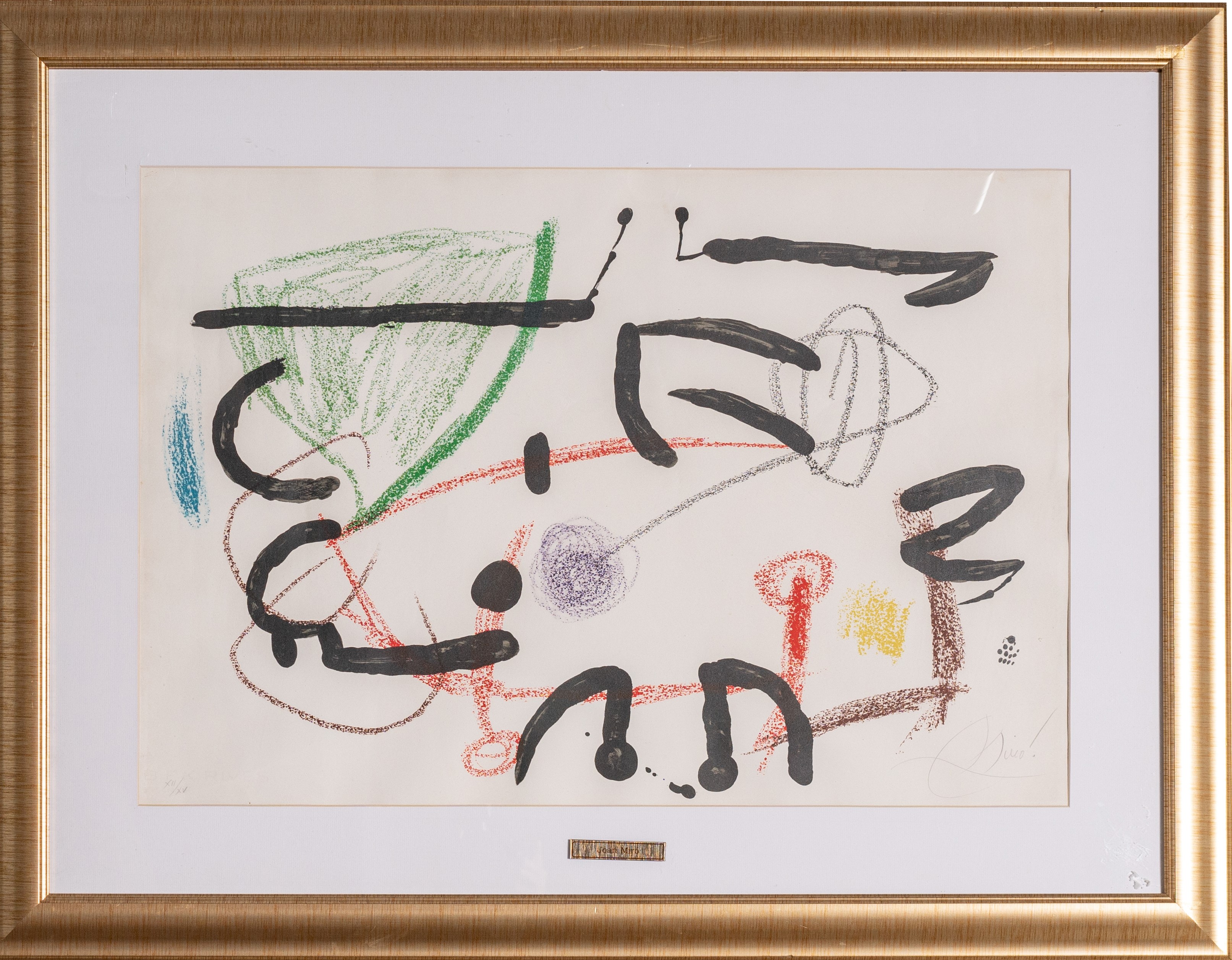 Joan Miro (Spainsh 1893-1983)