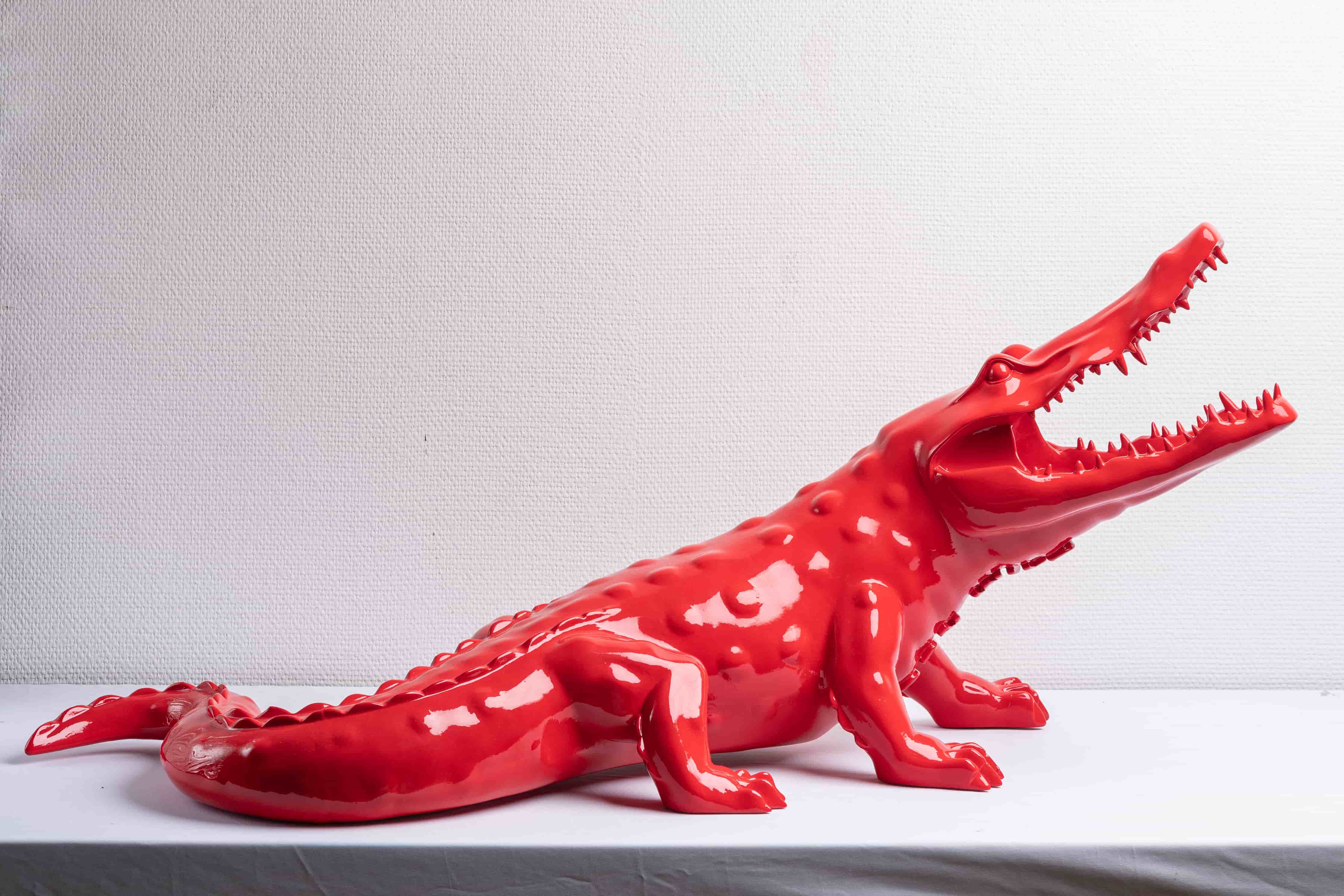 Crocodile Born Wild Sculpture